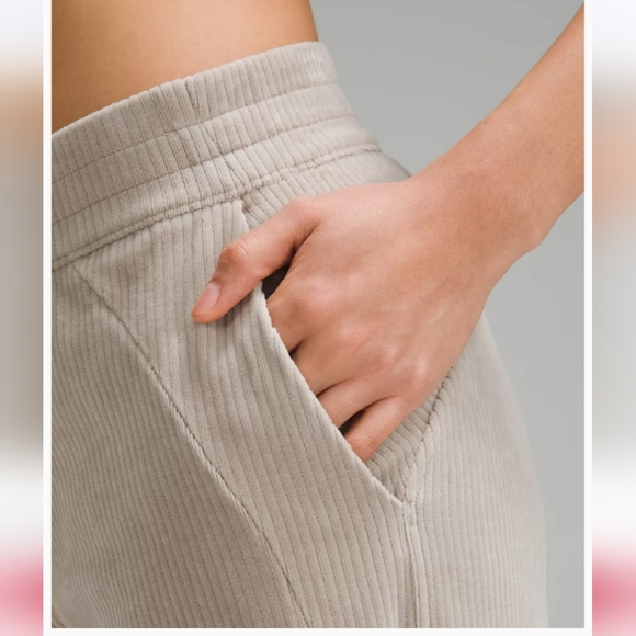 Lululemon scuba wide leg pant velvet cord, rivers tone. NWT. - Picture 6 of 12